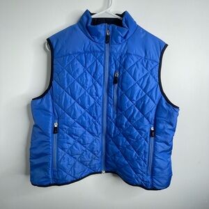 Lands' End Royal Blue Quilted Jacket L/P 14-16